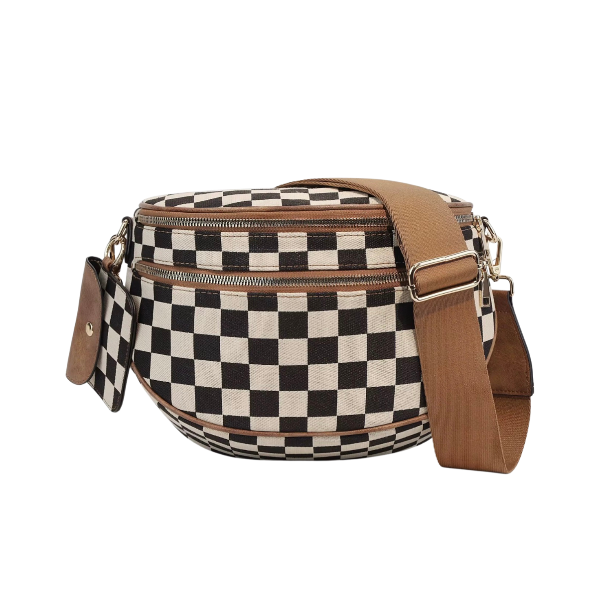 Luxe On The Go Bag - Checkered
