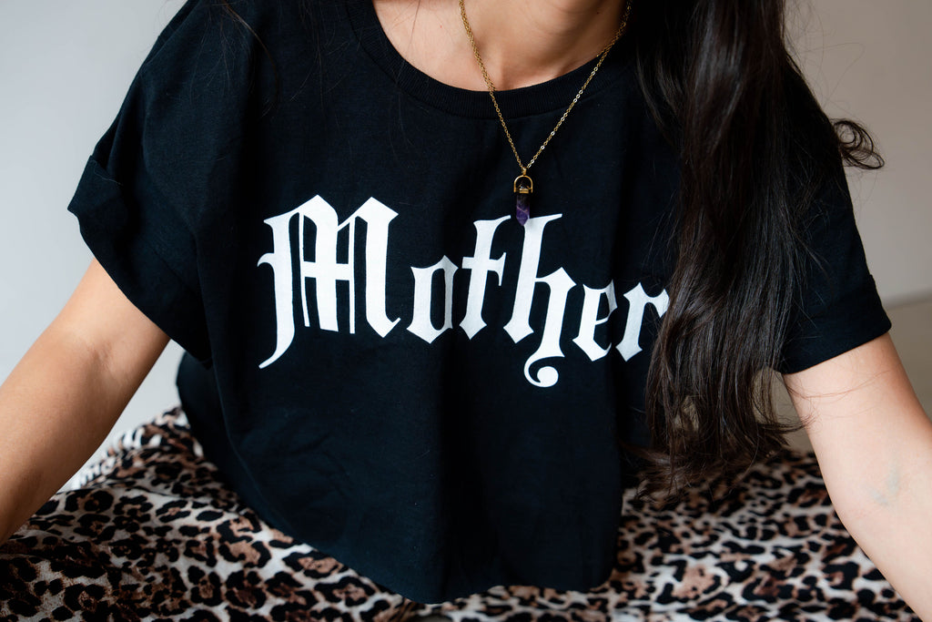 Mom After Dark Crop Top