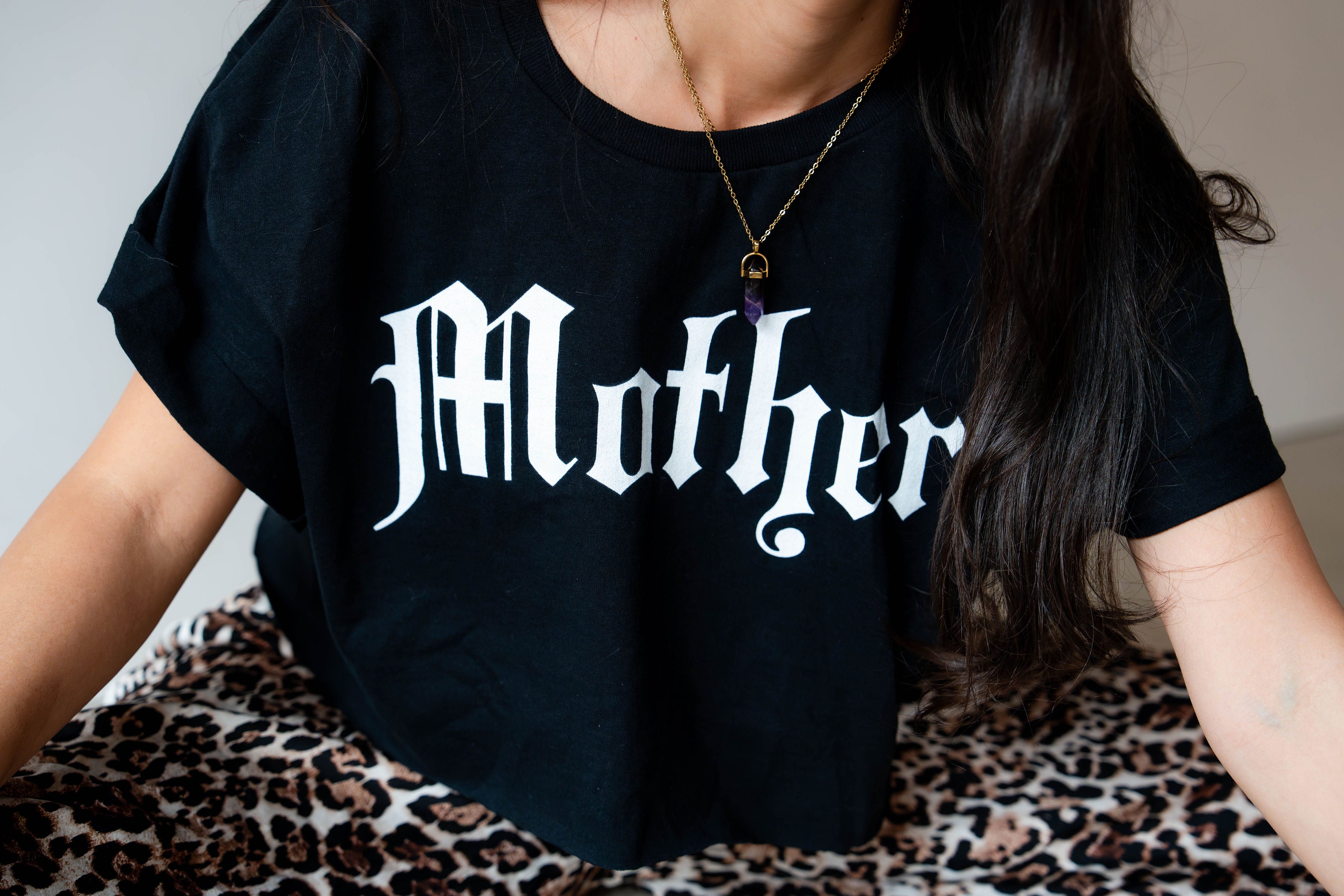 Mom After Dark Crop Top