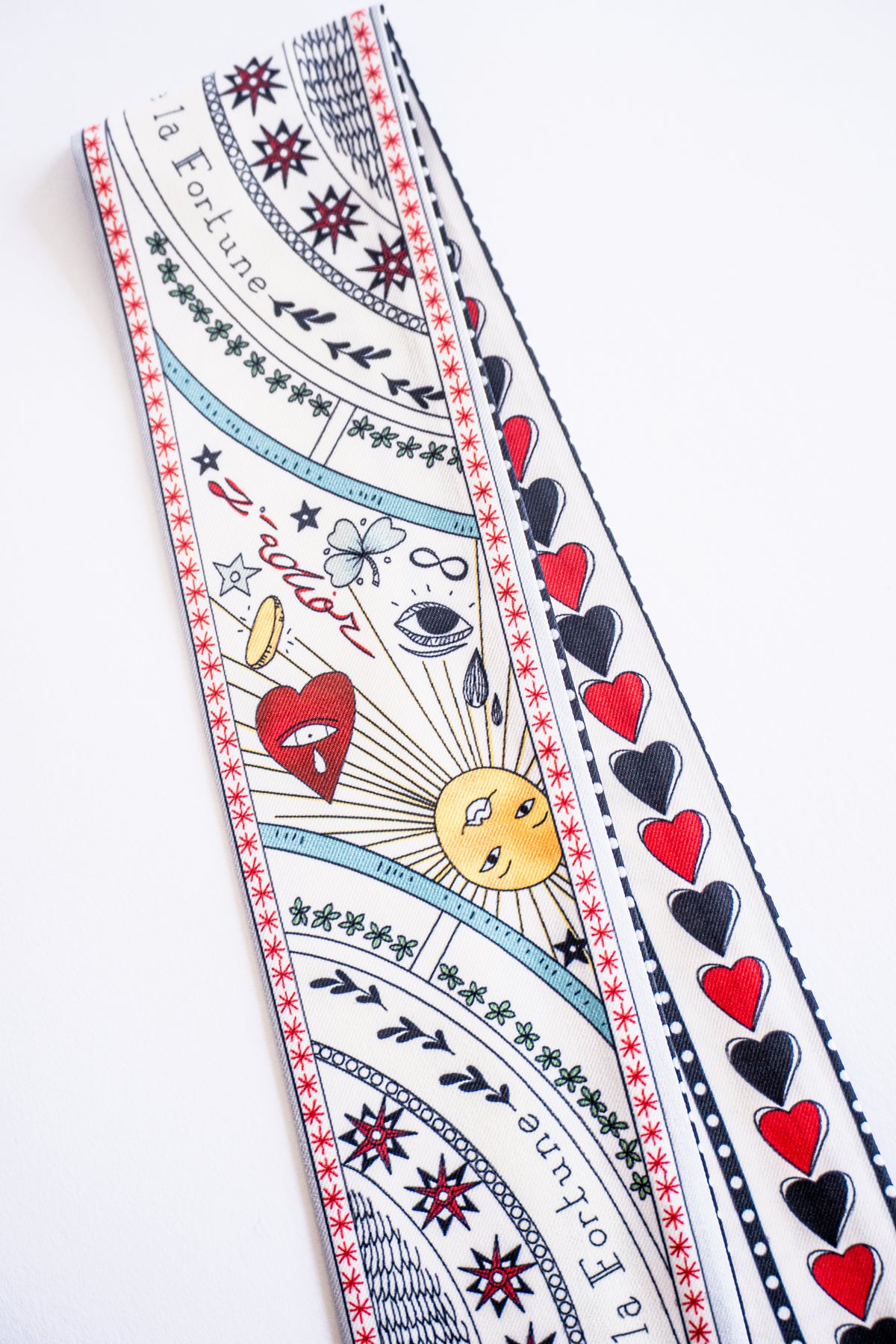 Fortune Favors Her Bag Scarf