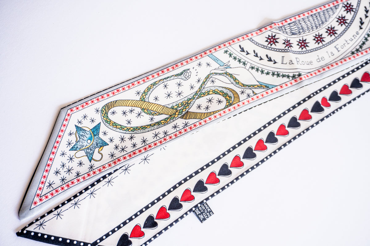 Fortune Favors Her Bag Scarf