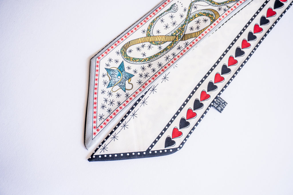 Fortune Favors Her Bag Scarf