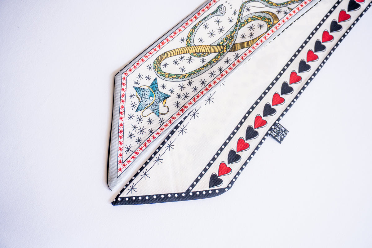 Fortune Favors Her Bag Scarf