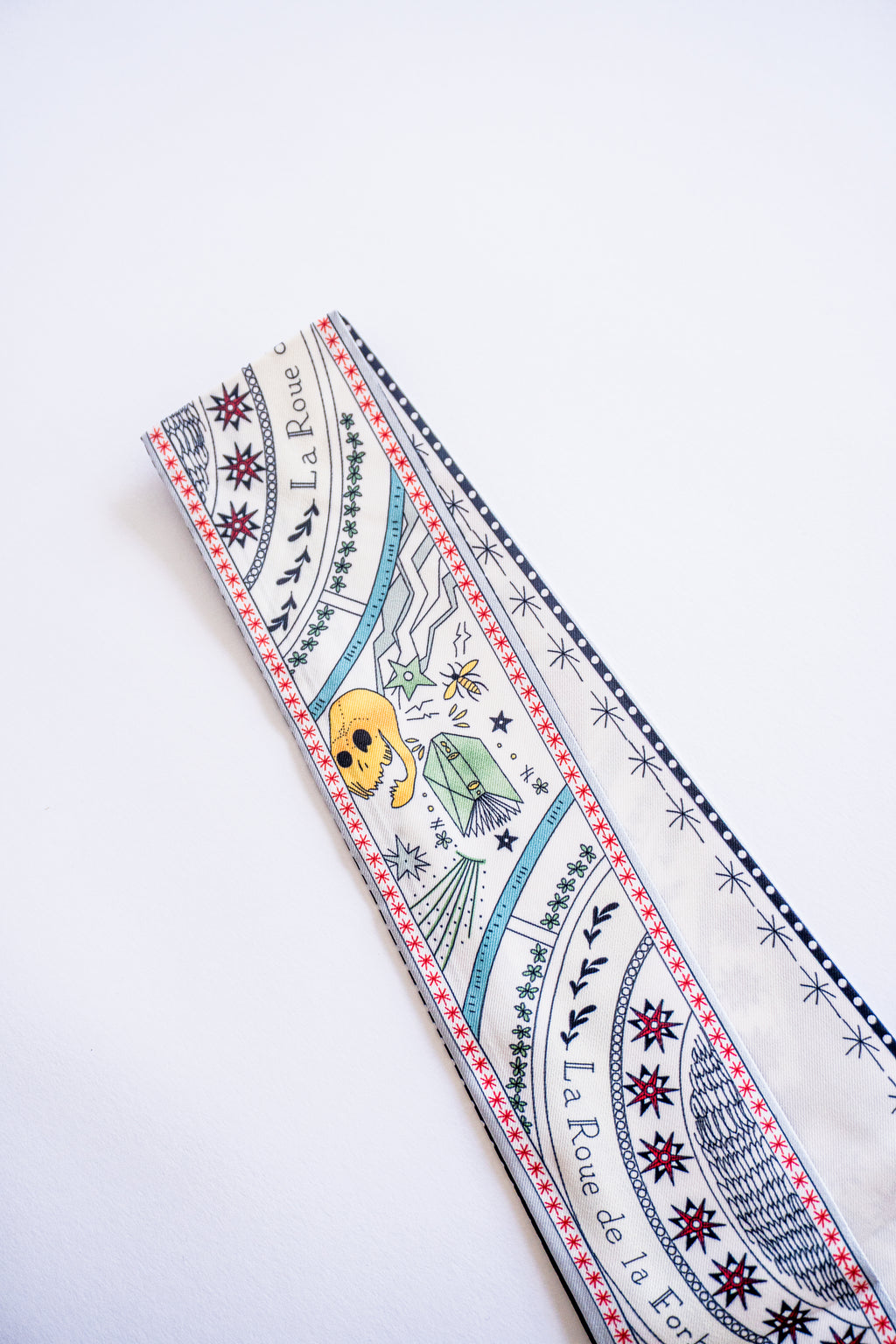 Fortune Favors Her Bag Scarf