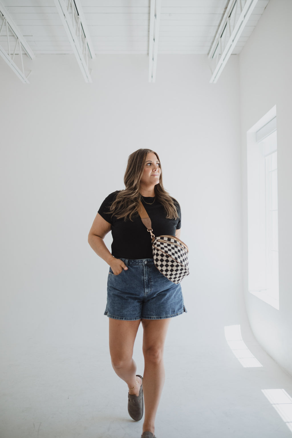 Luxe On The Go Bag - Checkered