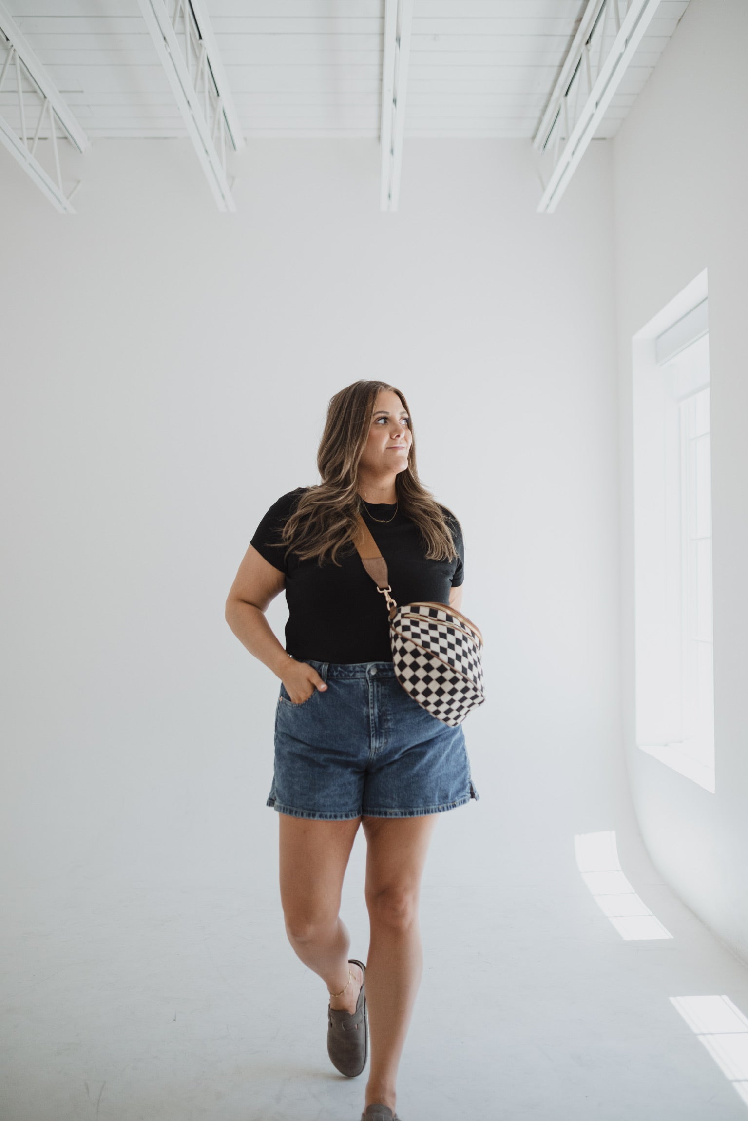 Luxe On The Go Bag - Checkered
