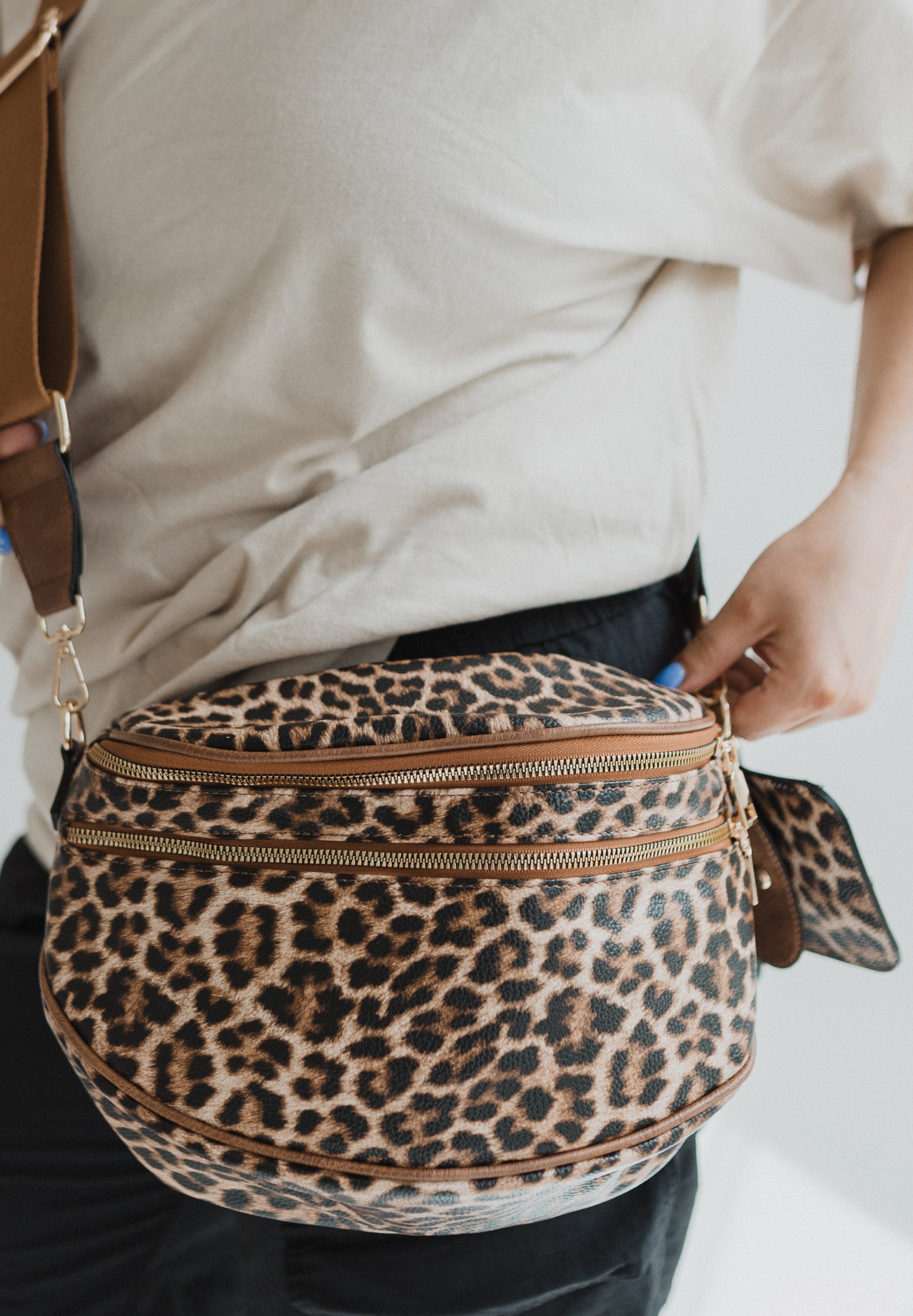 Luxe On The Go Bag - Leopard