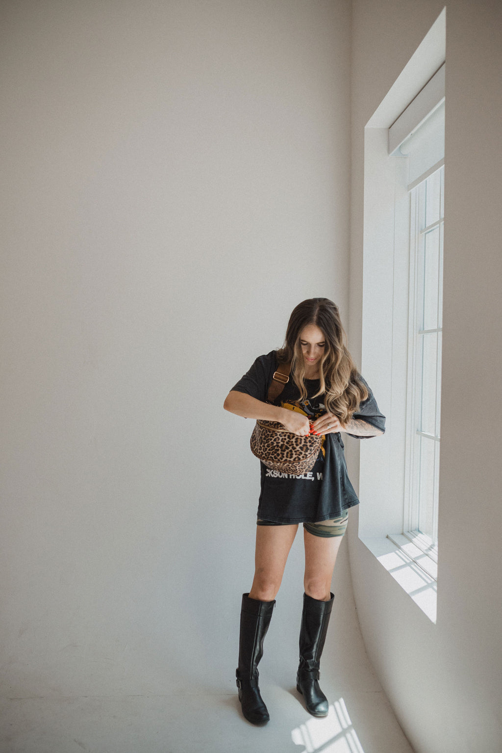 Luxe On The Go Bag - Leopard