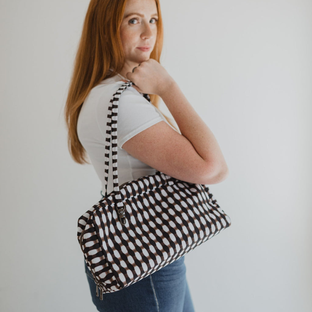 Badass Bowler Bag - Tie Dye Checkered
