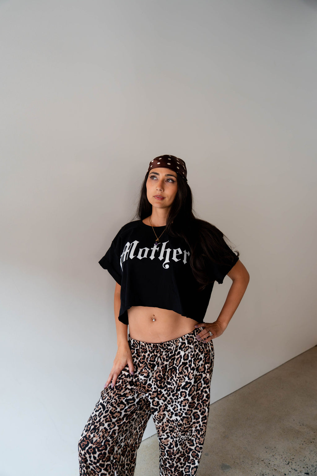 Mom After Dark Crop Top