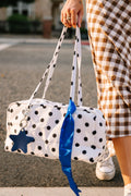 Blue Satin Scarf