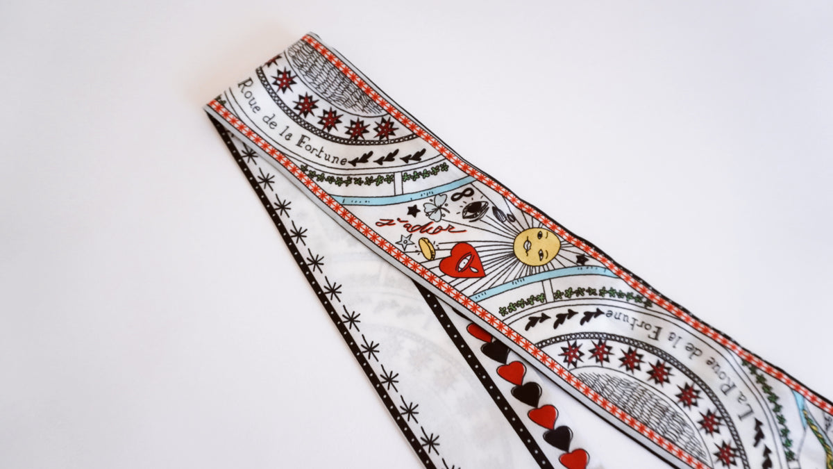 Fortune Favors Her Bag Scarf