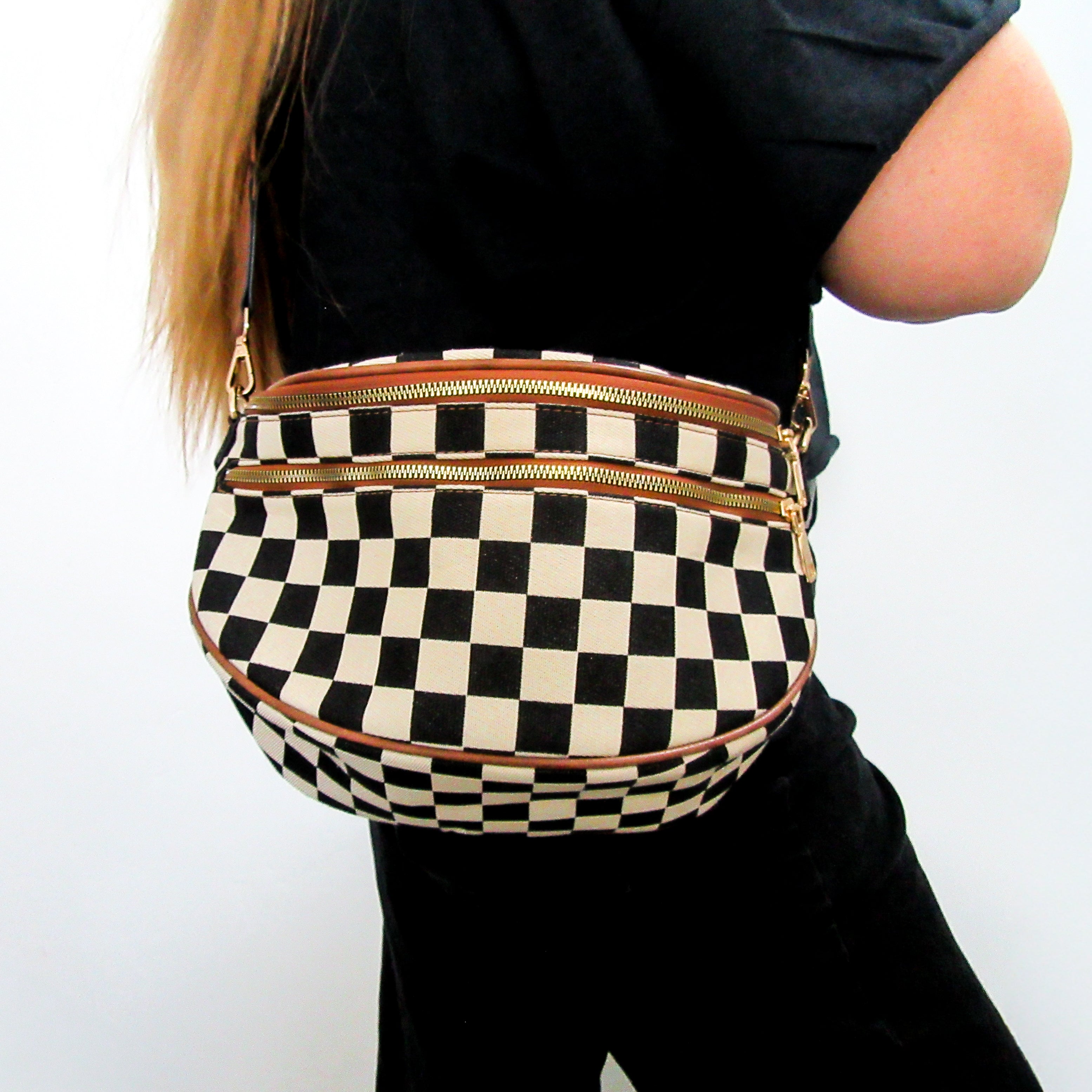 Luxe On The Go Bag - Checkered