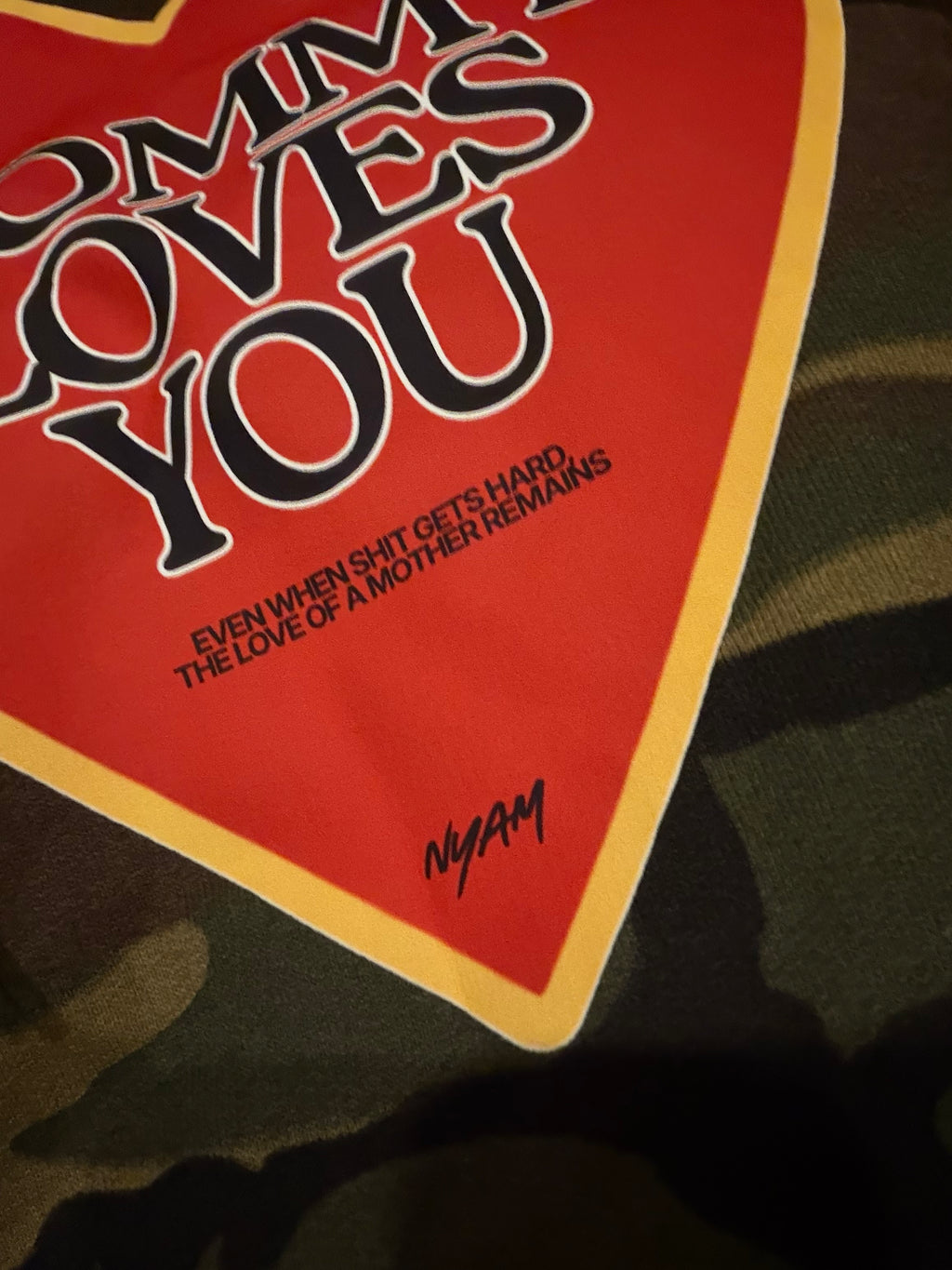 Mommy Loves You Camo Hoodie