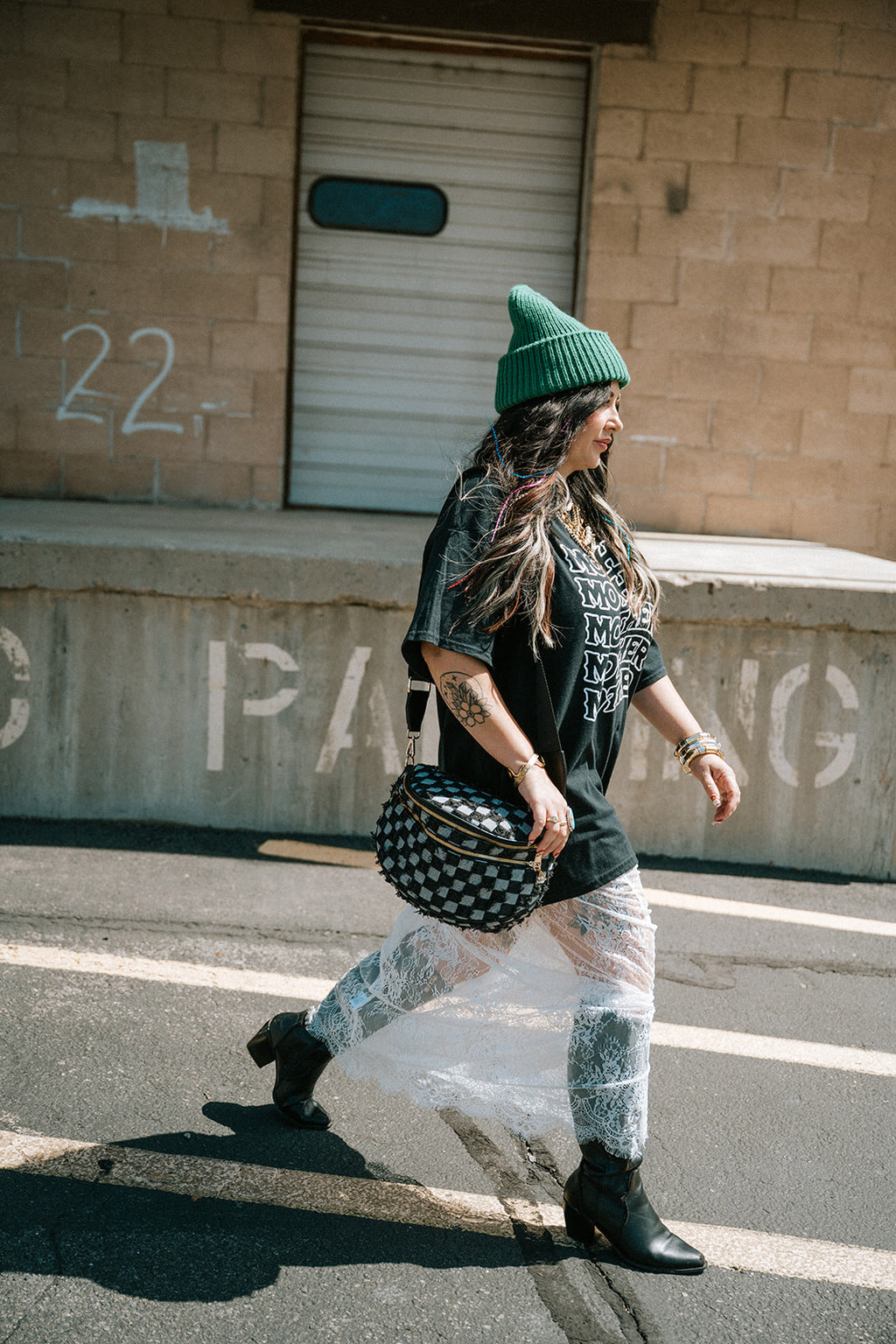 PRESALE Y2K Fringe Luxe on The Go Black