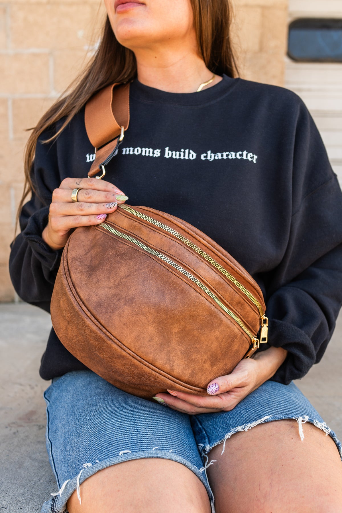 Luxe On The Go Bag - Vintage Brown