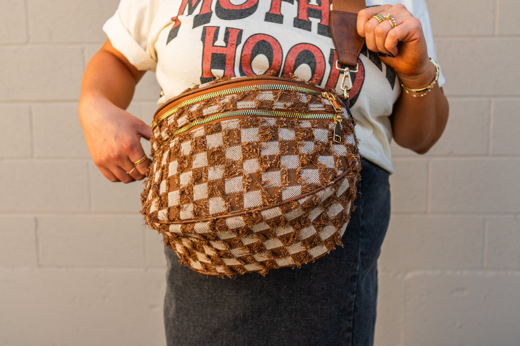 PRESALE Y2K Fringe Luxe on The Go Brown
