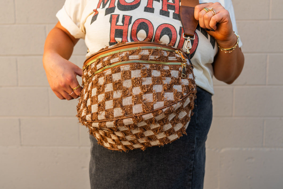 PRESALE Y2K Fringe Luxe on The Go Brown