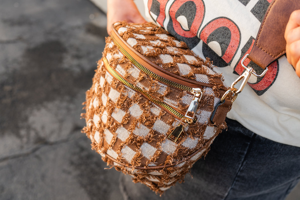 PRESALE Y2K Fringe Luxe on The Go Brown