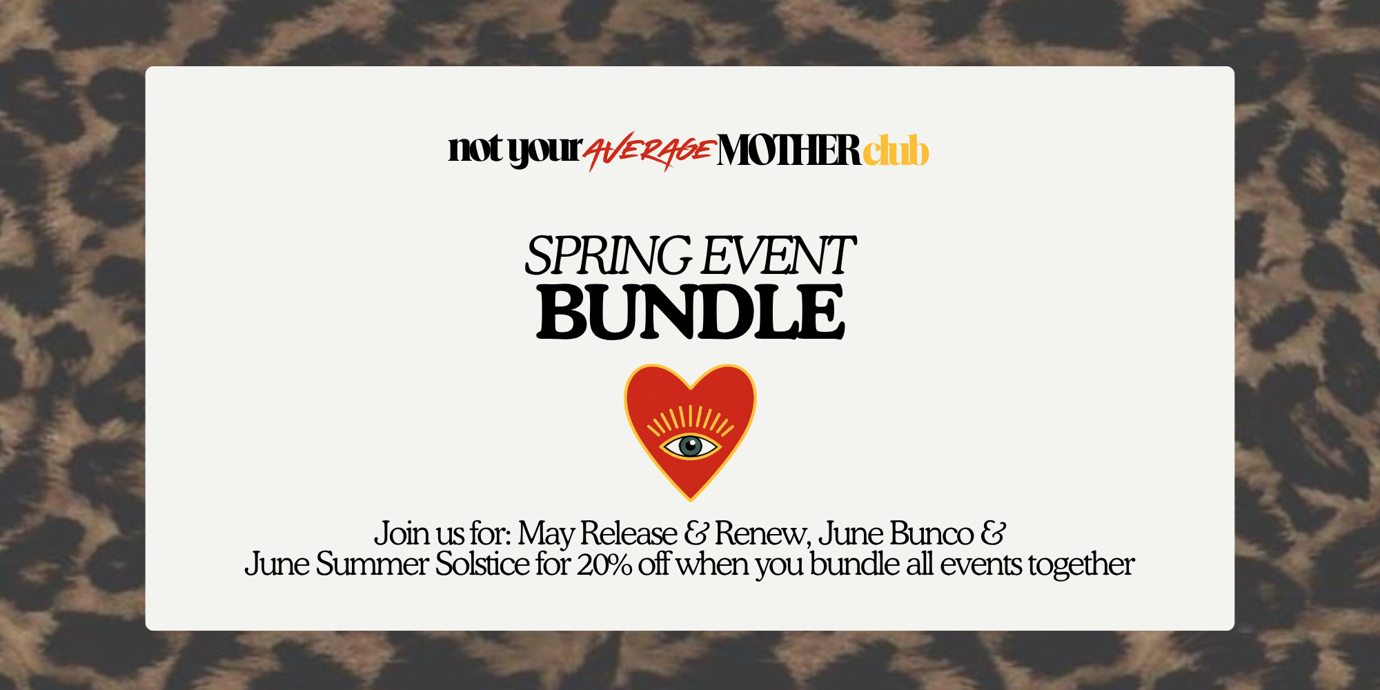 NYAM Spring Event Bundle & Save